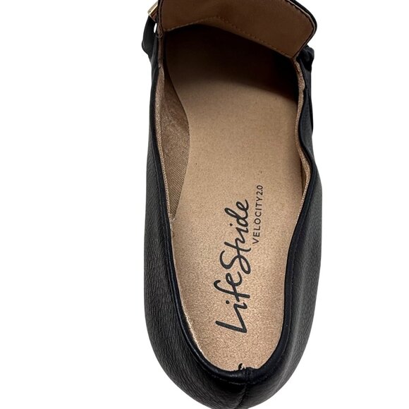 LifeStride Velocity‎ 2.0 Womens Zaharav Faux Leather Loafers Size 10M Black - Picture 9 of 11